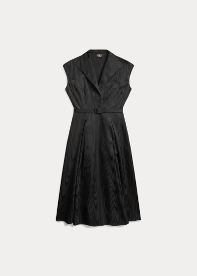 Women's Ralph Lauren Silk-Blend Moiré Dresses | 617945TCD